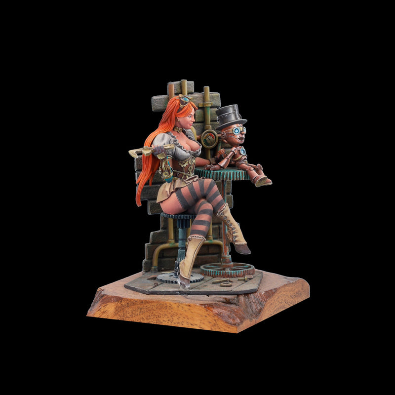 Scale 75 SSP-003 Figures Steam Wars Ilsa S Mech Lab 75mm