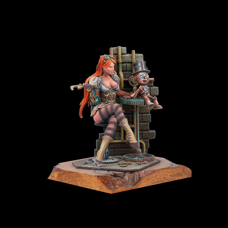 Scale 75 SSP-003 Figures Steam Wars Ilsa S Mech Lab 75mm