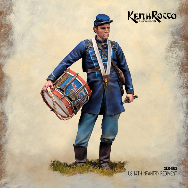 Scale 75 SKR-003 Figures Keith Rocco Us 14Th Infantry Regiment 75mm