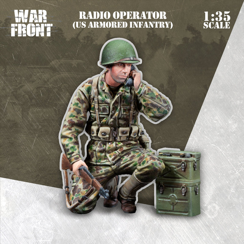 Scale 75 SW35-047 Figures Warfront Radio Operator Us Armored Infantry 35mm