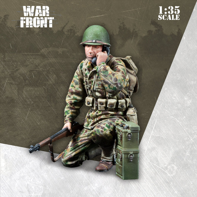Scale 75 SW35-047 Figures Warfront Radio Operator Us Armored Infantry 35mm