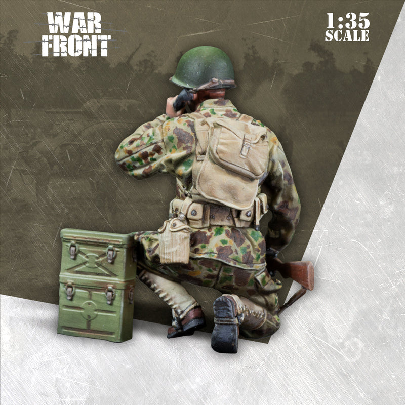 Scale 75 SW35-047 Figures Warfront Radio Operator Us Armored Infantry 35mm