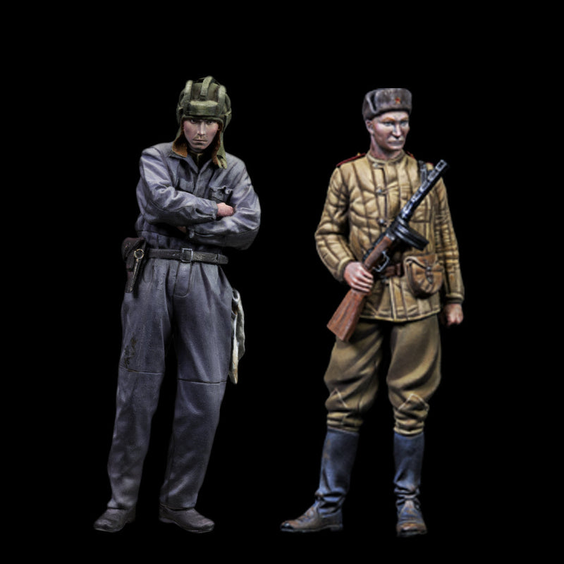 Scale 75 SW48-008 Figures Warfront Soviet Troops 1:48