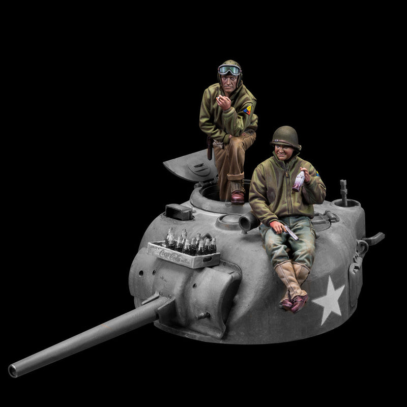 Scale 75 SW48-005 Figures Warfront Us Tankers 1:48