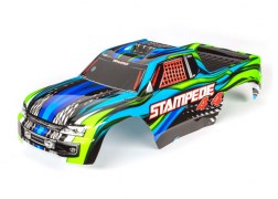 Traxxas 6729X STAMPEDE 4X4 BODY BLUE