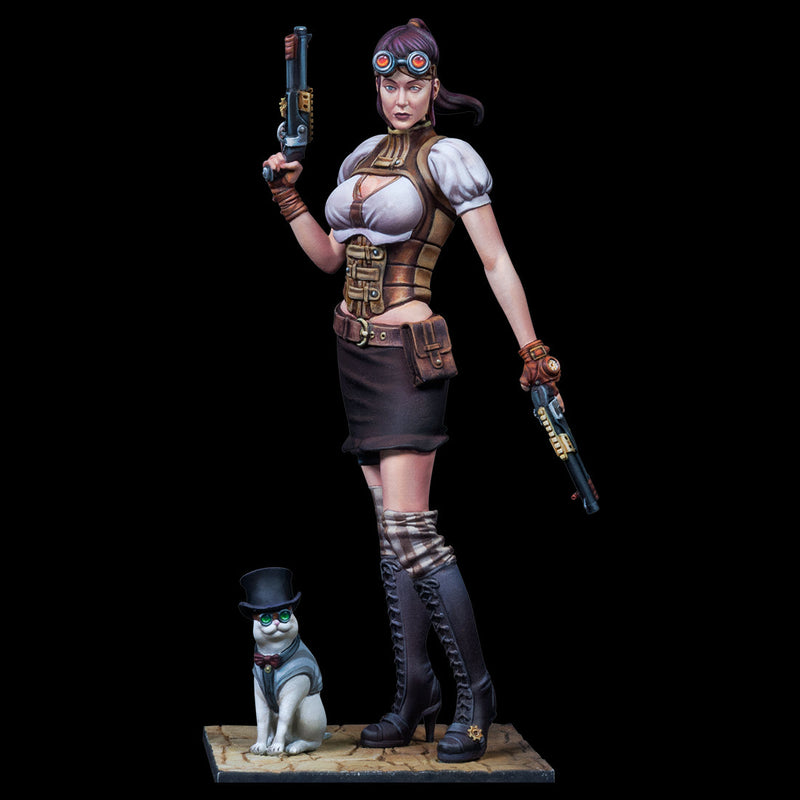 Scale 75 SWS-008 Figures Steampunk Wargames Brigitte Lafayette 35mm
