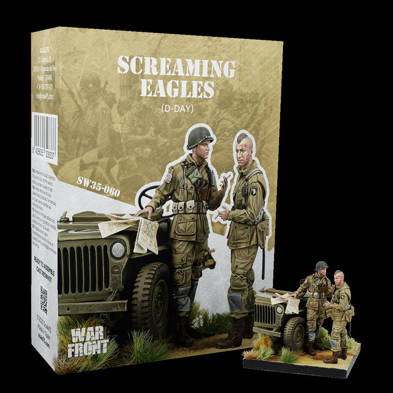 Scale 75 SW35-060 Figures Warfront Screamig Eagles (D-Day) 35mm