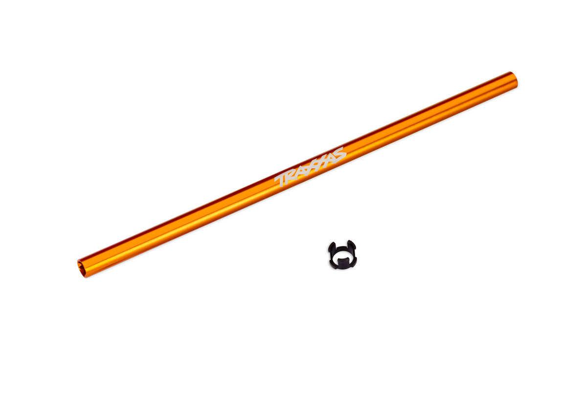 Traxxas Centre 6061-T6 Aluminium Orange Anodised 214mm with Centre Bearing Bushing RC Driveshaft - 6855X - TRX6855X-ORNG