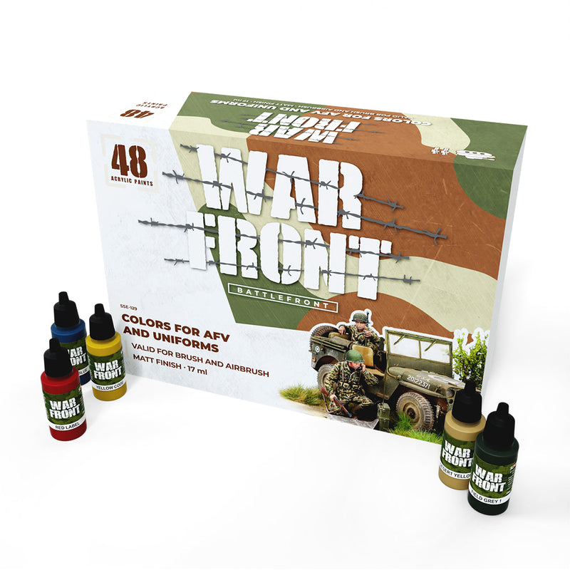 Scale 75 SSE-129 Warfront Battlefront Paint Set