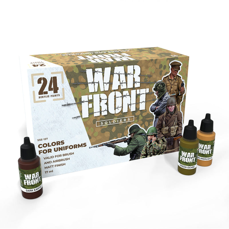 Scale 75 SSE-127 Warfront Soldiers Paint Set