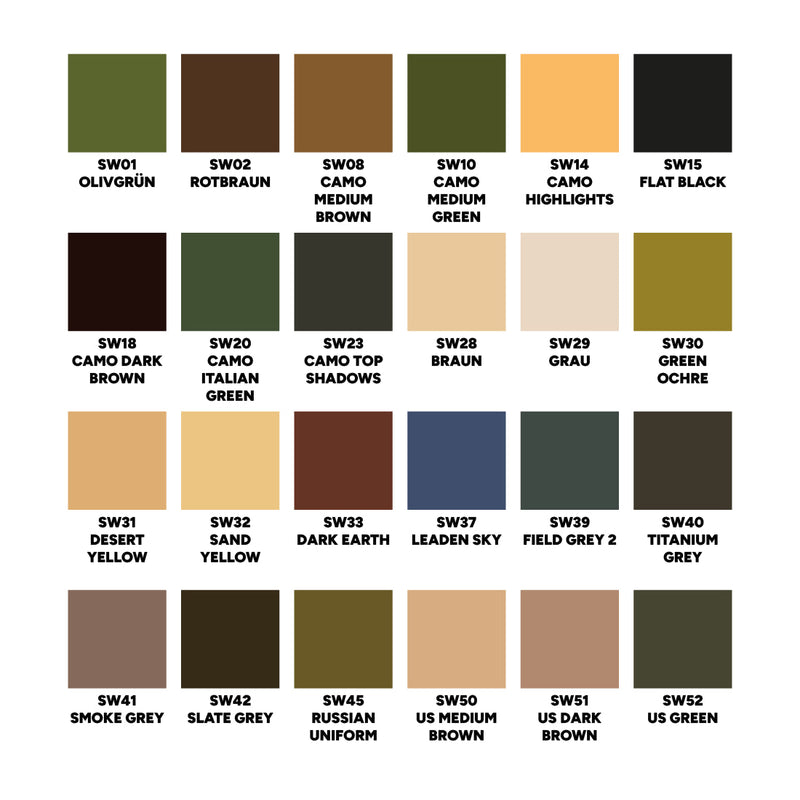 Scale 75 SSE-127 Warfront Soldiers Paint Set