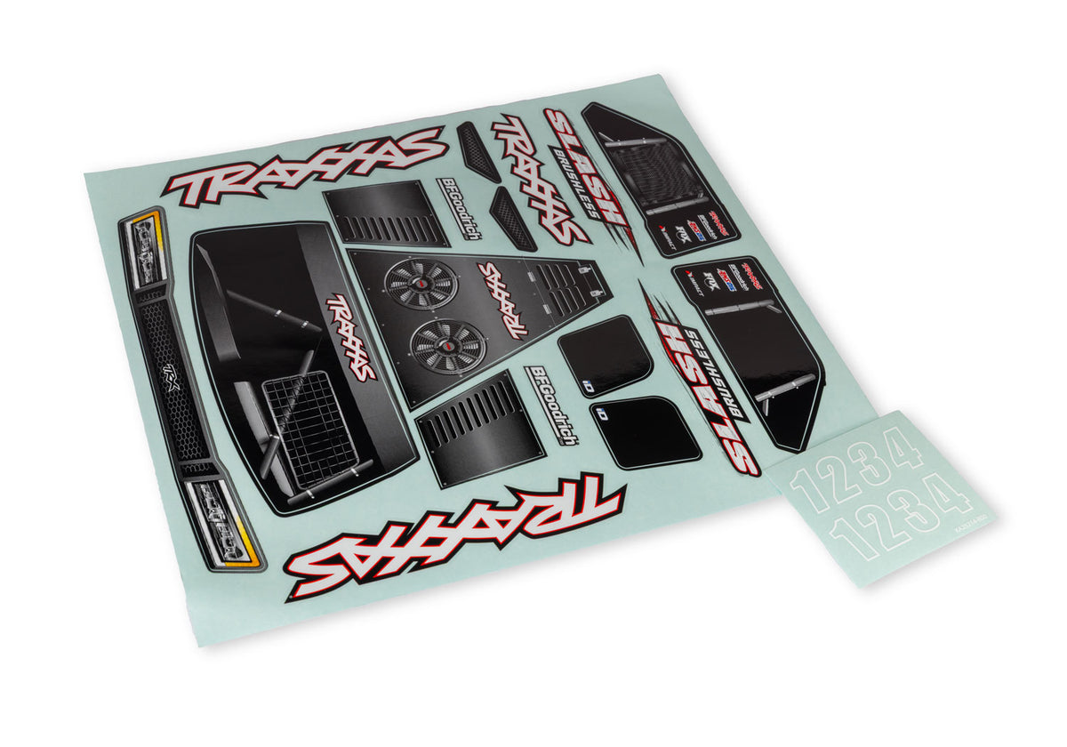 Traxxas Slash RC Decal Sheet - 6981 - TRX6981
