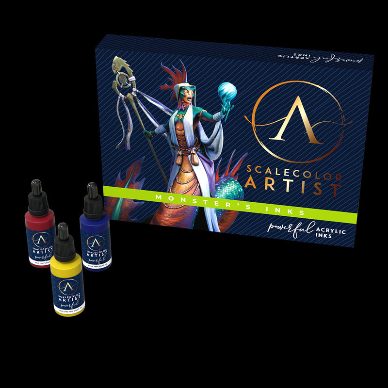 Scale 75 SSAR-027 Scalecolor Artist Monster S InkPaint Set