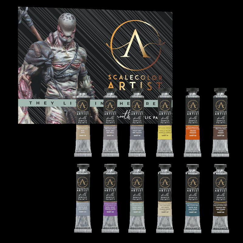 Scale 75 SSAR-023 Scalecolor Artist They Live In The GreyPaint Set