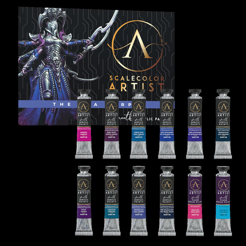 Scale 75 SSAR-025 Scalecolor Artist The Sea PurpplePaint Set