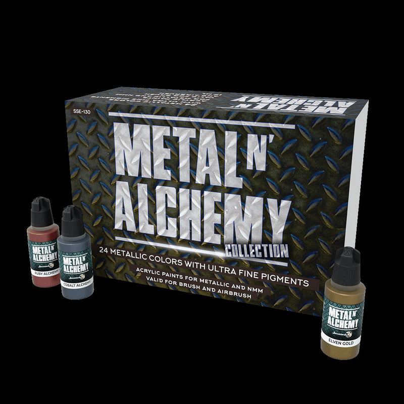 Scale 75 SSE-130 Scalecolor Metal n Alchemy Collection 24 Color Set