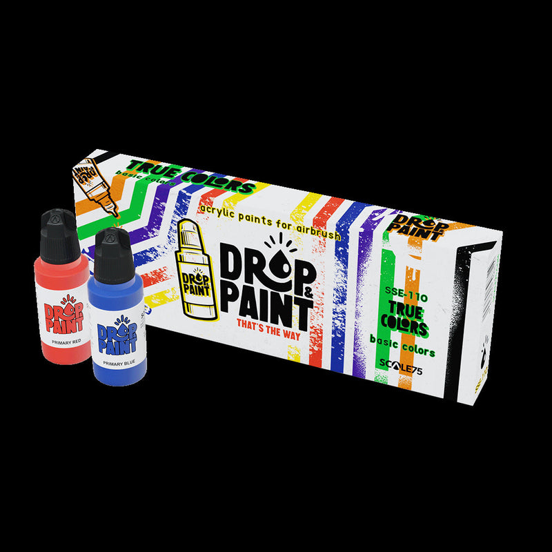 Scale 75 SSE-110 Drop and Paints True Colors Paint Set