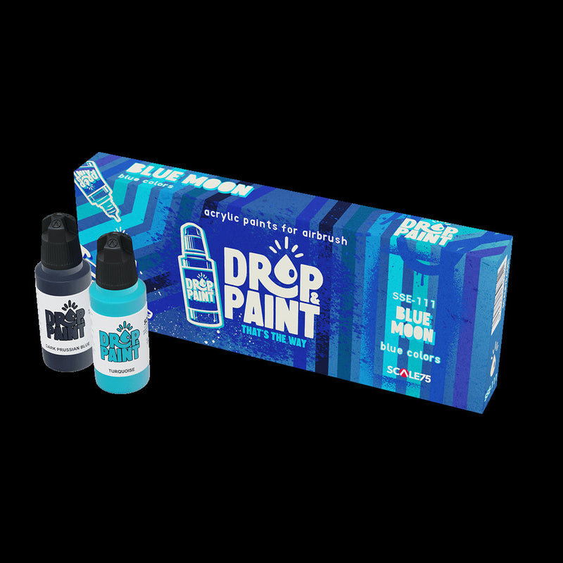 Scale 75 SSE-111 Drop and Paints Blue Moon Paint Set