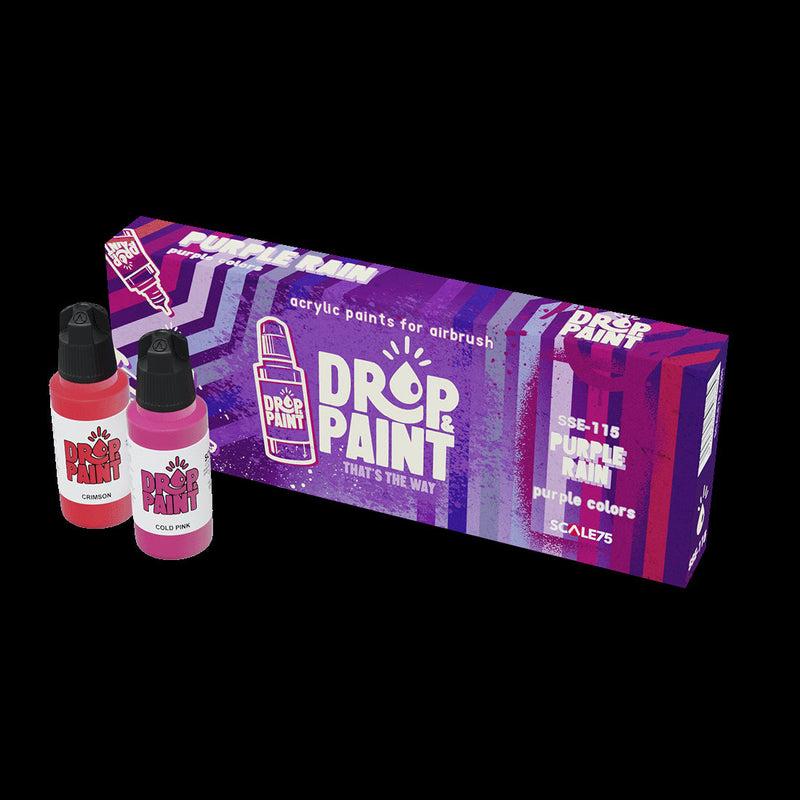 Scale 75 SSE-115 Drop and Paints Purple Rain Paint Set