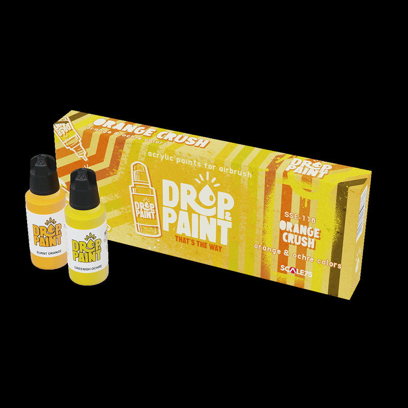Scale 75 SSE-116 Drop and Paints Orange Crush Paint Set