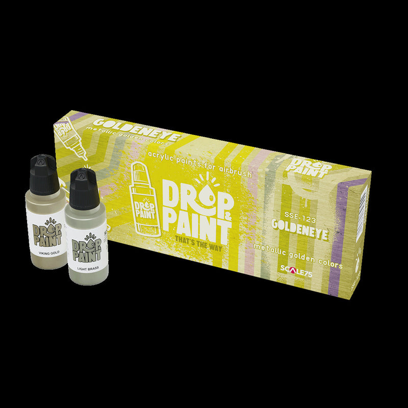 Scale 75 SSE-123 Drop and Paints Goldeneye Paint Set