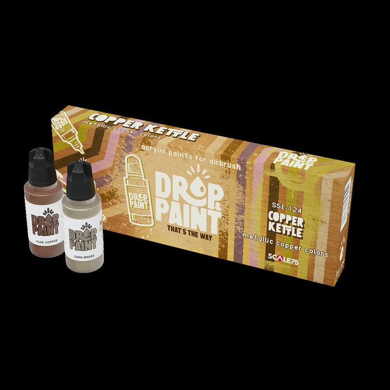 Scale 75 SSE-124 Drop and Paints Copper Kettle Paint Set