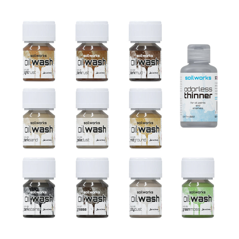 Scale 75 SWEPACK-001 Soilworks Washes Oilwash Collection