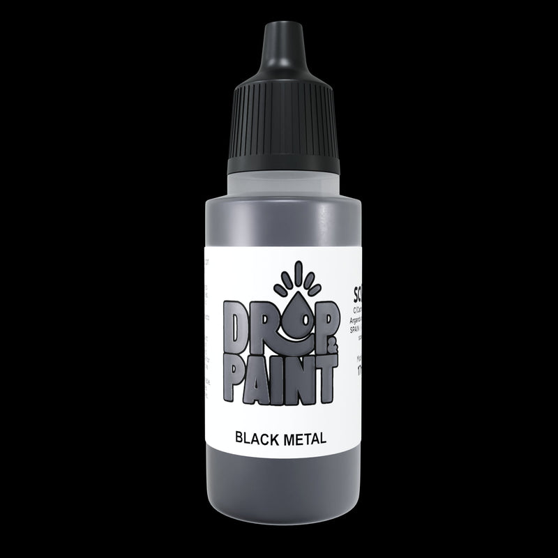 Scale 75 SDP-105 Drop and Paints Black Metal  17ml