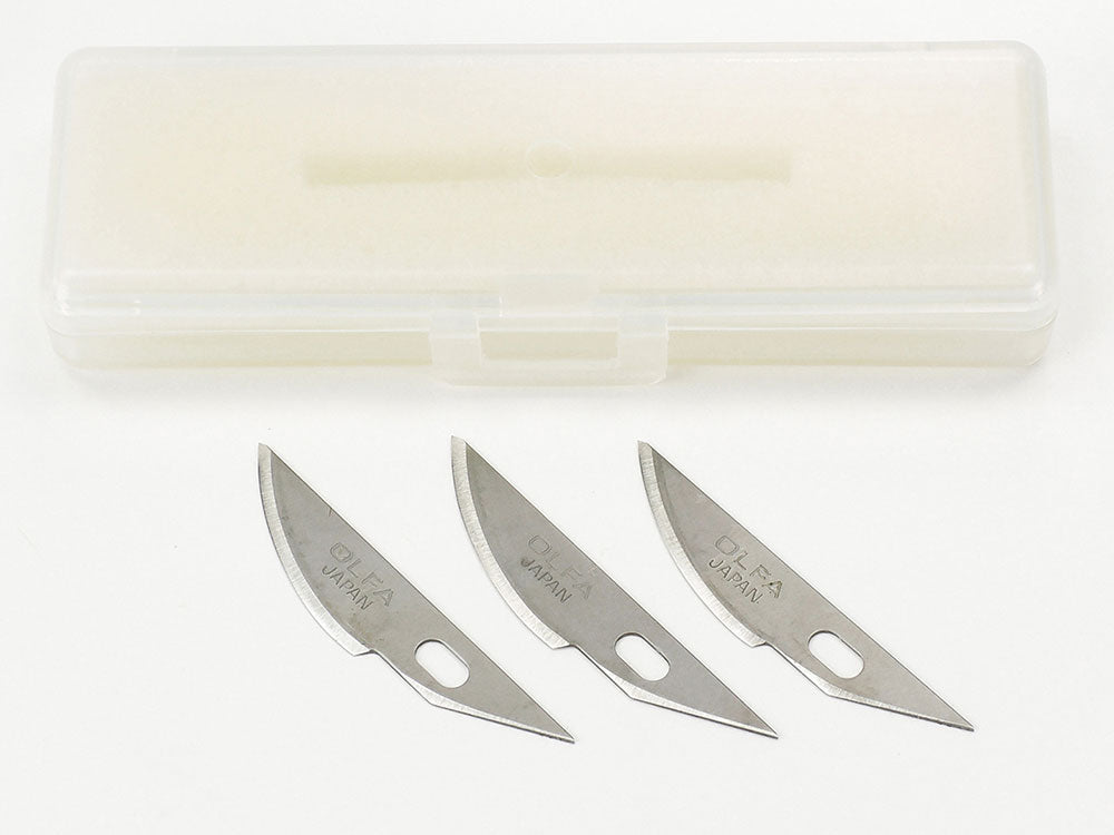 Tamiya 74100 Modeler's Knife PRO Curved Blade (3 Pack)