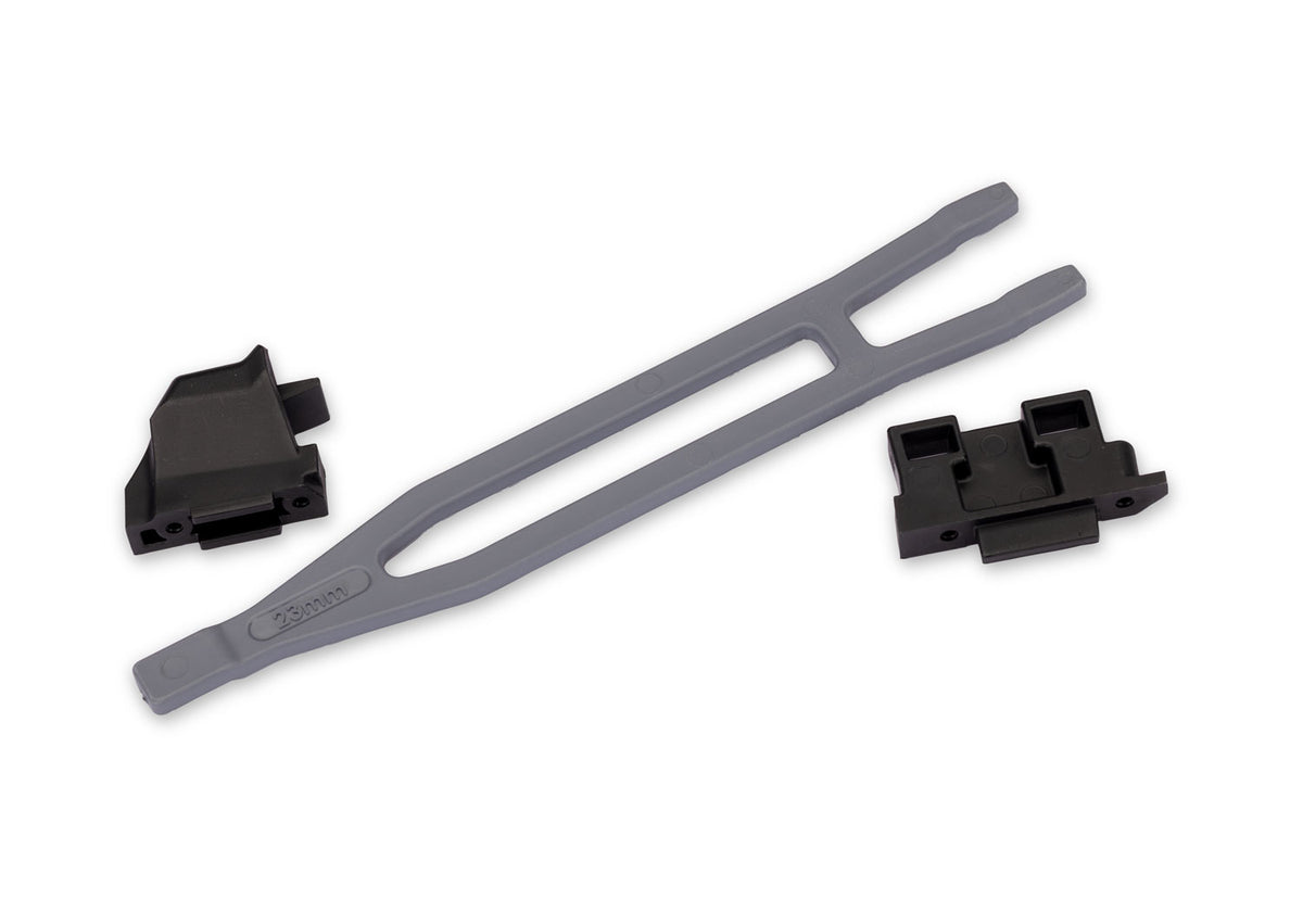 Traxxas Retainer Front &amp; Rear Slate Grey RC Battery Hold-Down - 7426-SLGRY - TRX7426-SLGRY