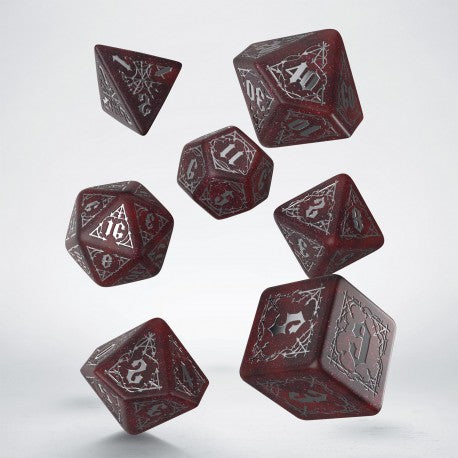 Q Workshop SBSU02 Bloodsucker Dice Set: Scarlet (9003917869293)
