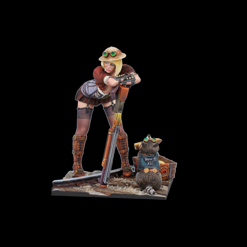 Scale 75 SSP-016 Figures Steam Wars Audrey D. & Rumblepop  75mm
