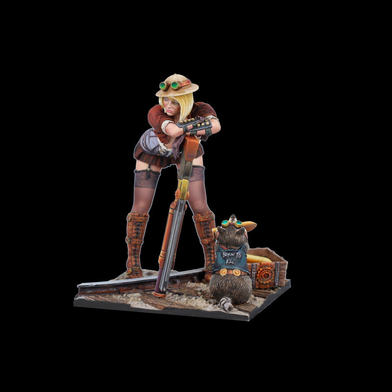 Scale 75 SSP-016 Figures Steam Wars Audrey D. & Rumblepop  75mm