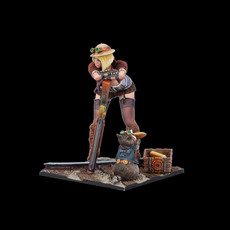 Scale 75 SSP-016 Figures Steam Wars Audrey D. & Rumblepop  75mm