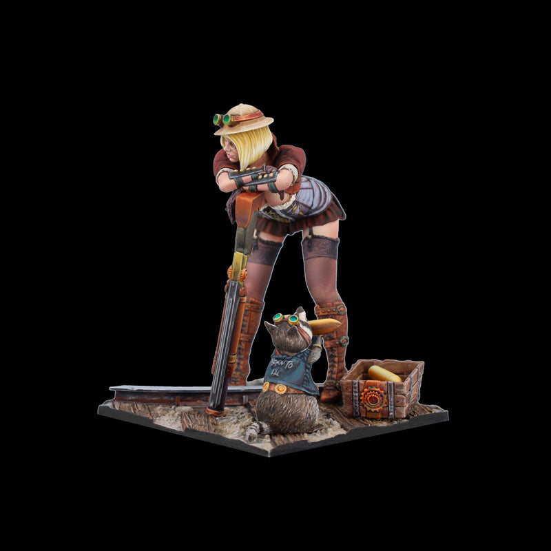 Scale 75 SSP-016 Figures Steam Wars Audrey D. & Rumblepop  75mm