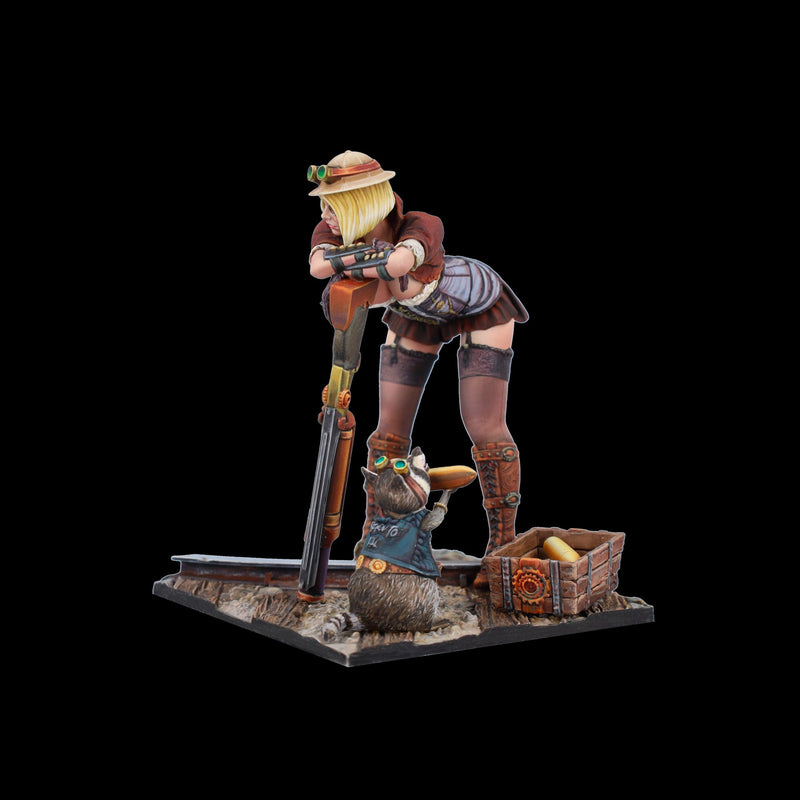 Scale 75 SSP-016 Figures Steam Wars Audrey D. & Rumblepop  75mm