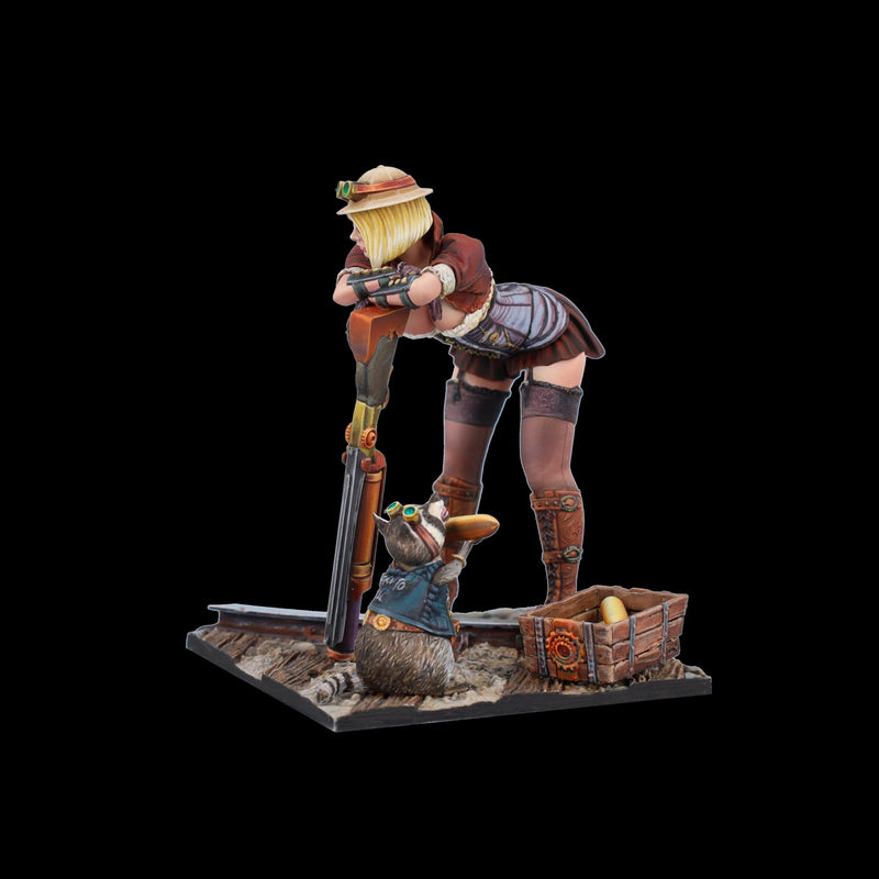 Scale 75 SSP-016 Figures Steam Wars Audrey D. & Rumblepop  75mm