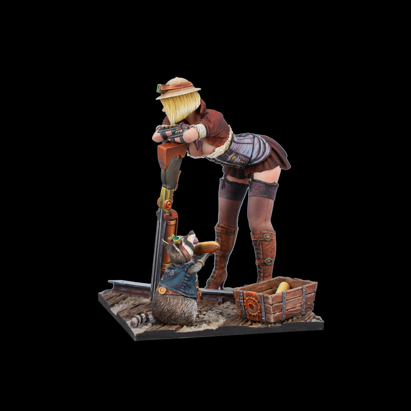 Scale 75 SSP-016 Figures Steam Wars Audrey D. & Rumblepop  75mm