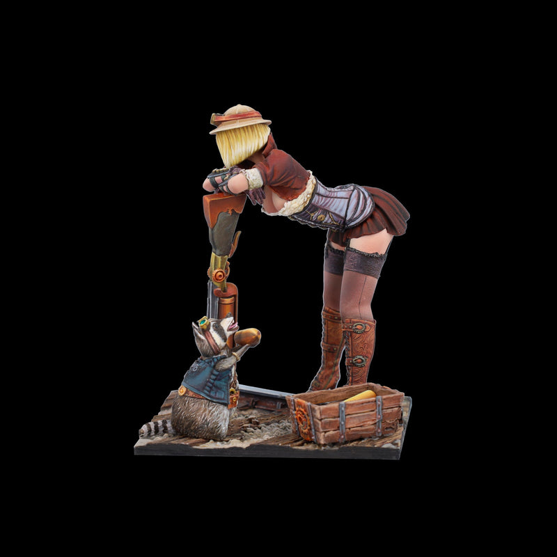 Scale 75 SSP-016 Figures Steam Wars Audrey D. & Rumblepop  75mm