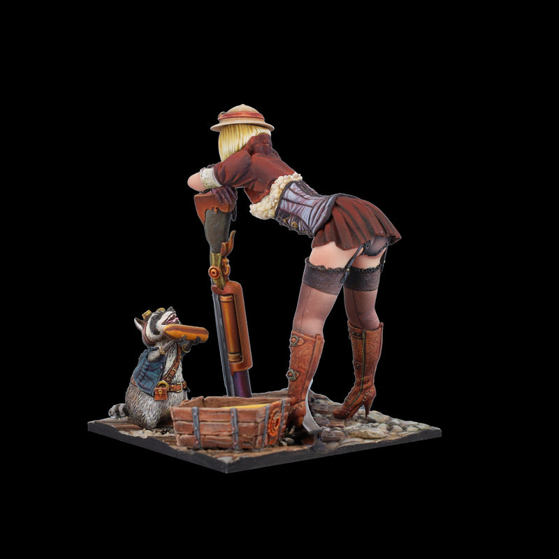 Scale 75 SSP-016 Figures Steam Wars Audrey D. & Rumblepop  75mm