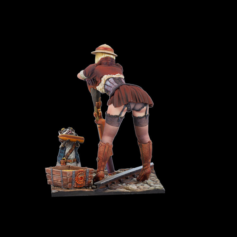 Scale 75 SSP-016 Figures Steam Wars Audrey D. & Rumblepop  75mm