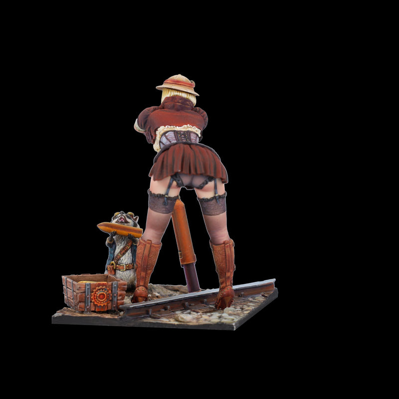 Scale 75 SSP-016 Figures Steam Wars Audrey D. & Rumblepop  75mm