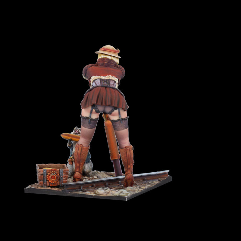 Scale 75 SSP-016 Figures Steam Wars Audrey D. & Rumblepop  75mm