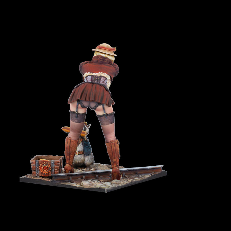 Scale 75 SSP-016 Figures Steam Wars Audrey D. & Rumblepop  75mm