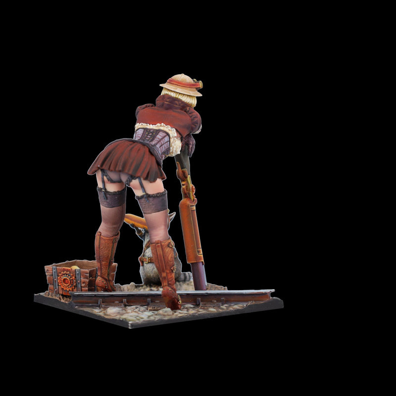 Scale 75 SSP-016 Figures Steam Wars Audrey D. & Rumblepop  75mm