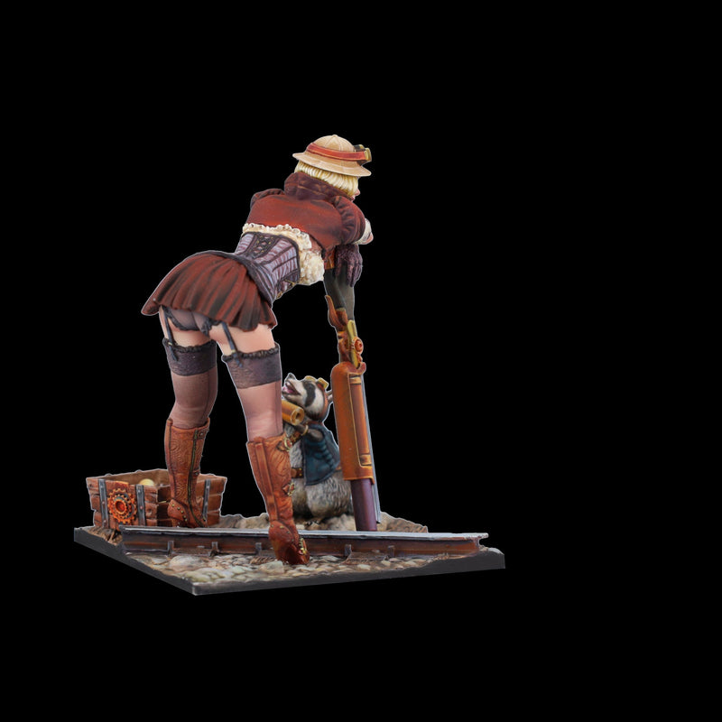 Scale 75 SSP-016 Figures Steam Wars Audrey D. & Rumblepop  75mm