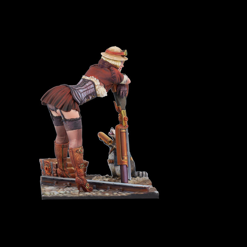 Scale 75 SSP-016 Figures Steam Wars Audrey D. & Rumblepop  75mm