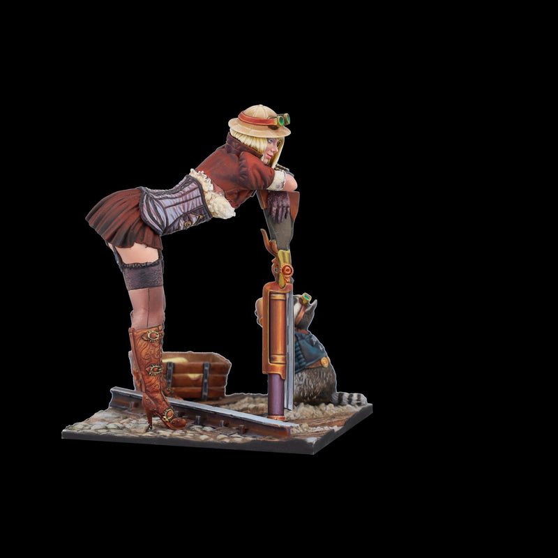 Scale 75 SSP-016 Figures Steam Wars Audrey D. & Rumblepop  75mm