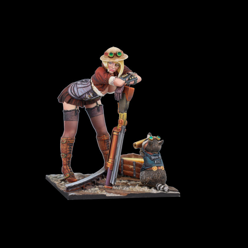 Scale 75 SSP-016 Figures Steam Wars Audrey D. & Rumblepop  75mm