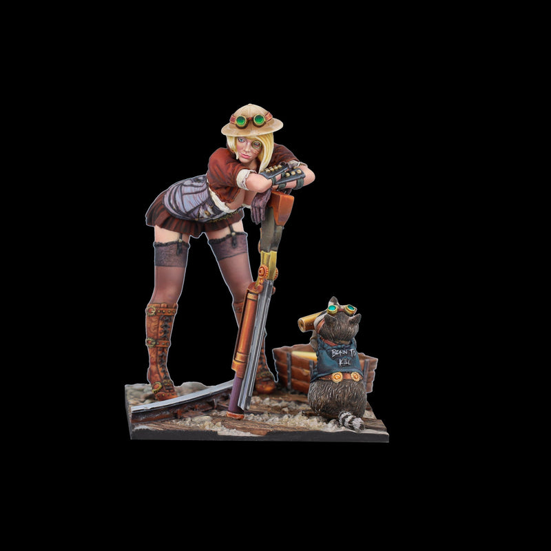 Scale 75 SSP-016 Figures Steam Wars Audrey D. & Rumblepop  75mm